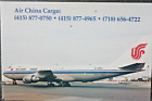 AK Airliner Postcard  Flugzeug AIR CHINA CARGO B.747 airline issue
