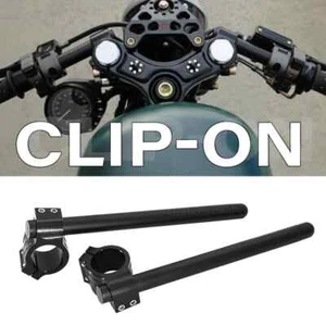 For YAMAHA Clip Ons Fork Handlebar Clamp CNC Handle Bars Clip-on Tube Riser - Imagen 1 de 13