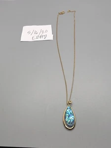 Stunning Signed Arik Pendant With NS Chain - Picture 1 of 12