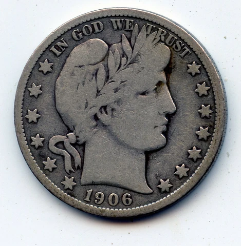 1906-s Barber half (SEE PROMO) Cover