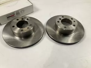 (2) Auto Extra AX3441 FRONT Disc Brake Rotors For 1989-1995 BMW 5-Series - Picture 1 of 3