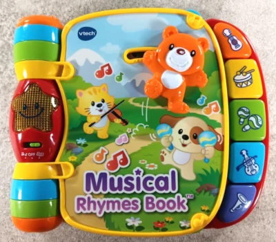 Vtech Musical Rhymes Book Musical Interactive Book Nursery Rhymes Toy - Image 1 of 4