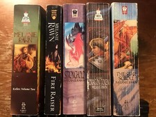 Melanie Rawn Fantasy Fiction 5 Paperback Novel Lot Dragon Star Prince Exiles