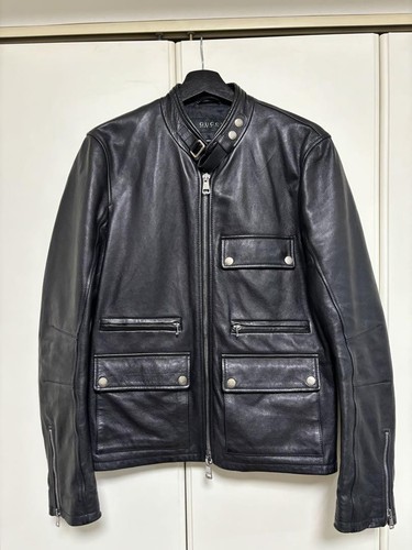 Gucci Giacca Monopista Pelle Nera Ottima Usata Italia Taglia M