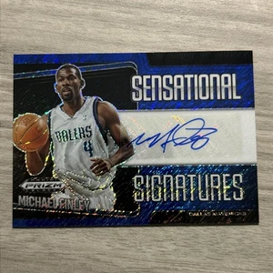 2024-25 Panini Prizm Black FOTL Michael Finley Blue Shimmer Auto Mavs #/25 - Picture 1 of 2