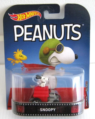 Hot Wheels - Peanuts - Snoopy - Real Riders - 2015 - Diecast Vehicle - Image 1 of 3