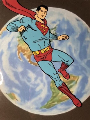 Vintage Superman Animation Cel RARE  Production Art DC Comics Cartoons 60’s I6 - Image 1 of 4