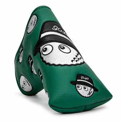 Golf push rod head cover, green straight bar push rod cover, magnet- - Image 1 of 4