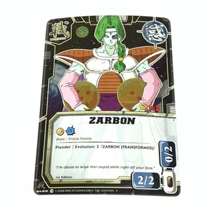 Tarjeta Bandai DragonBall CCG Zarbon WA-163 Foil Tcg Dragon Ball Dbz - Imagen 1 de 2