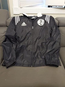 Adidas Brooklyn Nets Warm Up Track Jacket SZ Med - Picture 1 of 6
