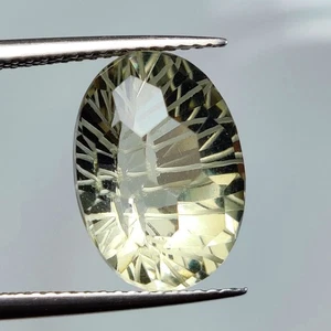 6.60 Ct Natural Green Amethyst High Luster Oval Shape Cut - 8234 - Picture 1 of 2