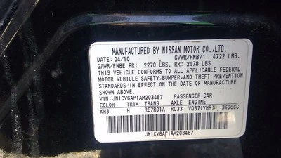 Speedometer Cluster MPH With Adaptive Cruise Fits 10 INFINITI G37 236650 - Imagem 1 de 4