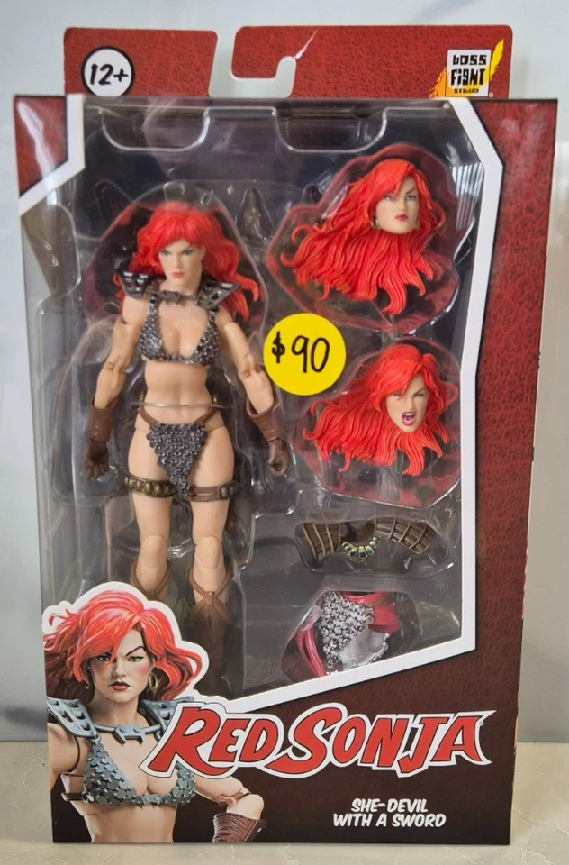 Boss Fight Studios - Red Sonja 6" action Figure EPIC HACKS CONAN - Bild 1 von 4