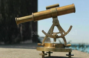 Antique brass 5" alidade compass maritime ship working instrument nautical gift - Picture 1 of 9