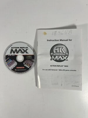 Action Replay MAX Duo Nintendo Gameboy Advance SP / DS Lite CD Data Disc Codes - Image 1 of 2