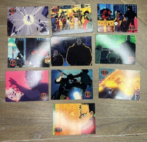 1994 CORNERSTONE AKIRA SET OF 10 CARDS ANIME Kaneda Tetsuo Faster Than Light - Picture 1 of 8