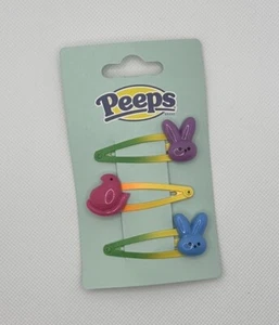 Peeps Hair Clips 3 Pack - Picture 1 of 1