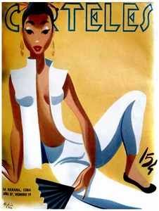 208.Art Decor POSTER.Graphics to decorate home office.Cuban Carteles Pinup.Art. - Picture 1 of 1