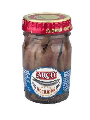 ITAL. FEINKOST DRAGONE Filetti di Acciughe – ARCO - entgrätete Sardellenfilets in Sonnenblumenöl