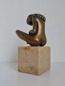 BRUNO BRUNI "La Speranza" E.A. Künstlerexemplar Bronzefigur signiert Rarität - Bild 1 von 16