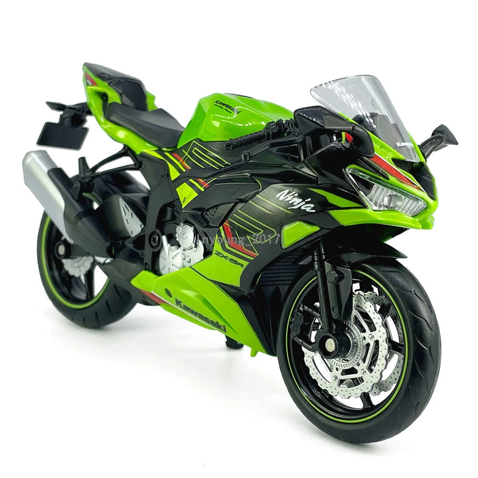 1/12 Kawasaki Ninja ZX-6R Motorrad Modell Die Cast Spielzeug Model Sammlung Grün - Bild 1 von 4