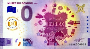 30 UZES Musée du Bonbon Haribo 6, Anniversaire, 2025, Billet Euro Souvenir - Afbeelding 1 van 2