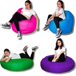 PatchHome Sitzsack Sitzkissen 2 in 1 Kissen Sessel Sofa Tobekissen Bodenkissen   - Bild 1 von 48