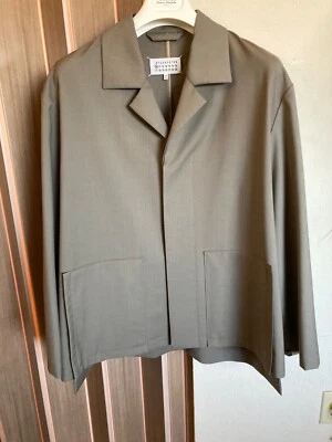 Jaqueta Camisa Maison Margiela Line 10 Bege Tamanho 50 - Imagem 1 de 4