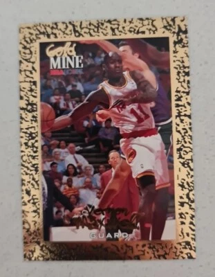 1994-95 Hoops Houston Rockets Basketball Card #437 Vernon Maxwell GM - Image 1 of 2