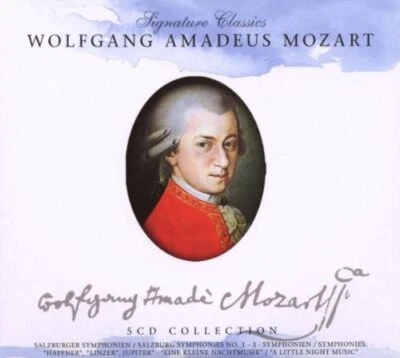 Signature Classics Symphonies Wolfgang Amadeus Mozart 5 CD COLLECTION Foto 1 de 2