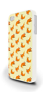 Cute Fox Pattern Cover Case for iPhone 4/4s 5/5s 5c 6 6 Plus