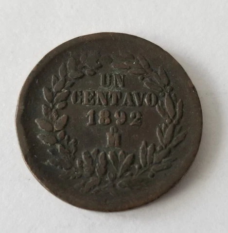 1892 Un Centavo Republica Mexicana Cover