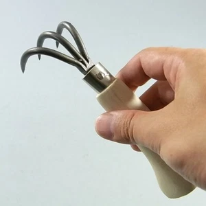 Bonsai Root Hook 3 Prong Kaneshin Bonsai Tools #57D  165mm (6.5") - Picture 1 of 5