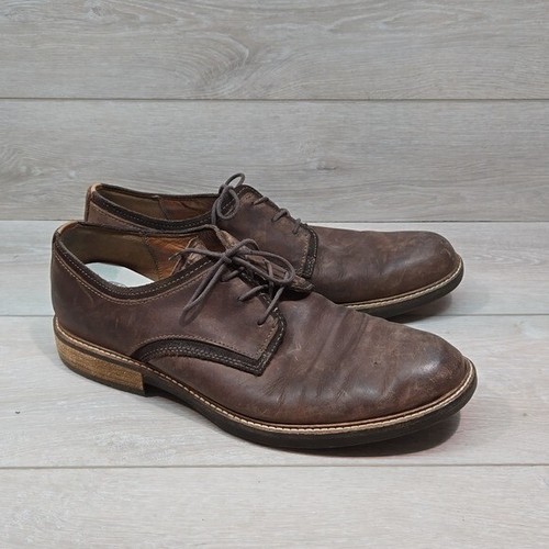 Scarpe mocassino Oxford Ecco uomo Kenton punta liscia pelle slip on tg 45 11 11 5