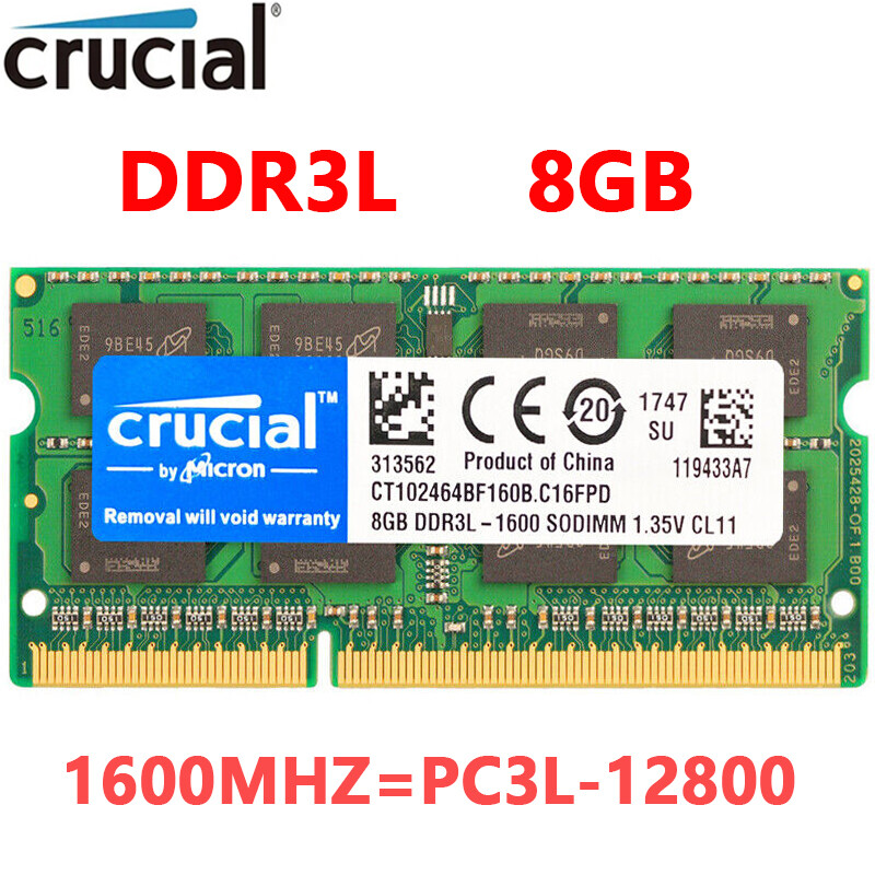 PC3-12800 (DDR3-1600) 8 GB DDR3L Computer Memory (RAM) for