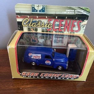 Road Champs Classic Scenes 1/43 Scale 1954 Chevrolet Pepsi Panel Van - Picture 1 of 2