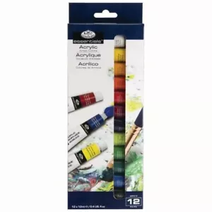 Royal & Langnickel Essentials Acrylic Paint Set 12x12ml - Picture 1 of 1