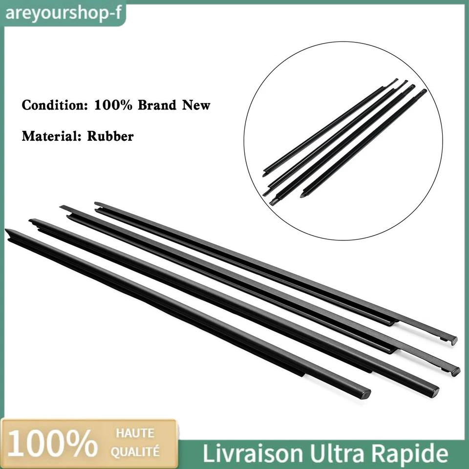 Joint de baguette de porte 55112376AH pour Dodge Ram 1500 2500 3500 4500 09-21 - Photo 1/4