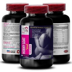 HORNY GOAT WEED COMPLEX - Stamina Support Formula - Energy Boost 1 Bottle 60C - Picture 1 of 7