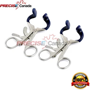2 Pcs Dental Molt Mouth Gag PVC Blue Dip 3.5" Surgical Instruments - Picture 1 of 3