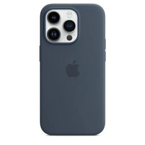 Oryginalne / Oficjalne Apple iPhone 14 Pro Silikonowe etui MagSafe / Pokrowiec Storm Blue - Zdjęcie 1 z 9