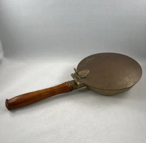 Vintage Messing Krümelfänger mit Holzgriff unbeschriftet - Bild 1 von 12