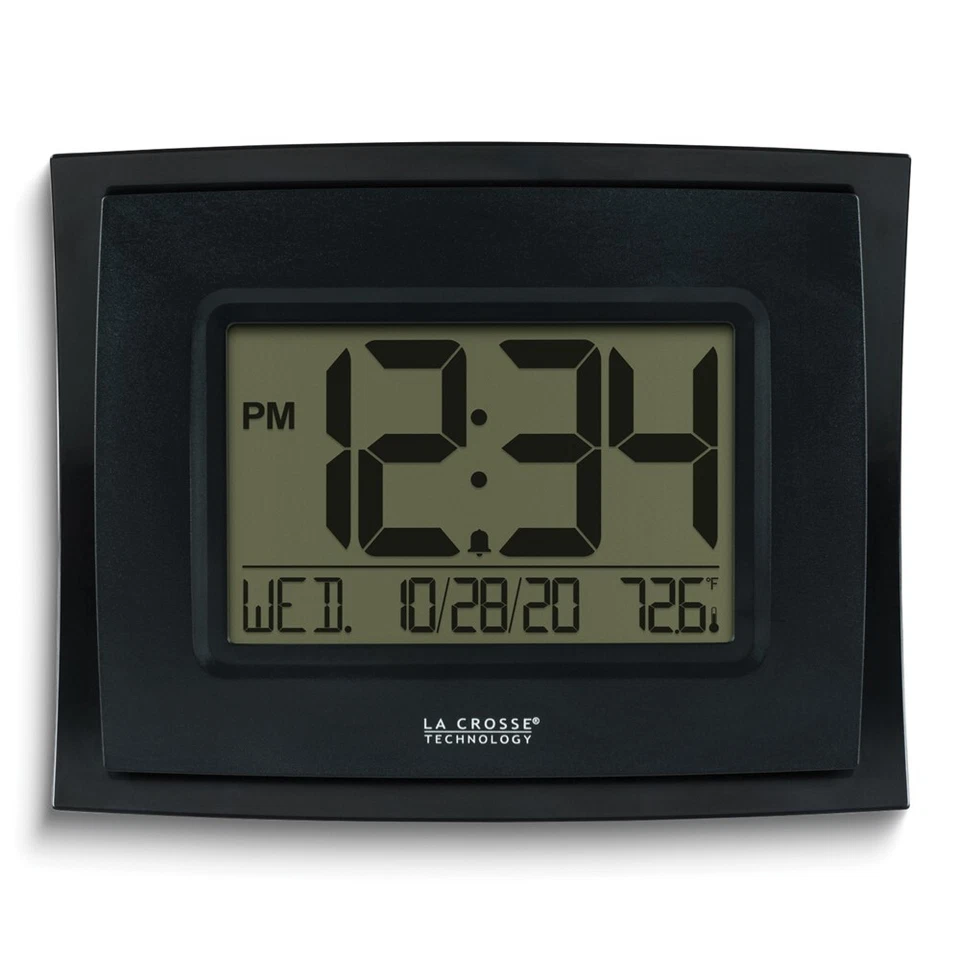 Orologio da parete digitale con temperatura - Immagine 1 di 1