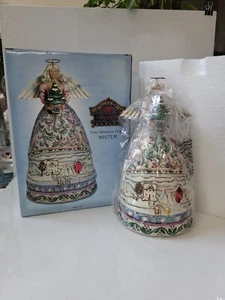 2004 Jim Shore Four Seasons Engel Winter - Landschaft schläft Figur #4004667 - Bild 1 von 10