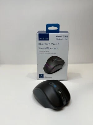 Insignia Bluetooth Blue Trace Mouse - Black NS-PNM3B8BK-C - Image 1 of 4