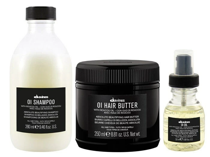 DAVINES OI SHAMPOO 280ML +BUTTER 250ML+OI OIL50ML