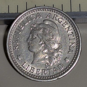 1959 Argentina 20 Centavos Circulated KM# 55 - Picture 1 of 2