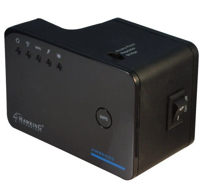 Paquete de 1 extensor de alcance inalámbrico Hawking HWREN25 IEEE 802.11n 300 Mbps Foto 1 de 1