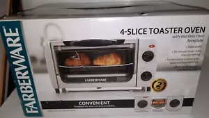 Farberware 4-slice Toaster Over With Stainless Steel Faceplate, 1000watts, - Picture 1 of 18