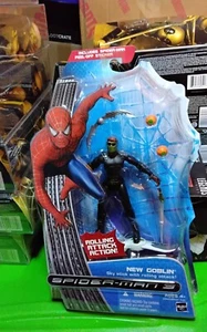 SPIDER-MAN 3 MOVIE NEW GOBLIN SKY STICK WITH ROLLING ATTACK ACTION - Picture 1 of 9